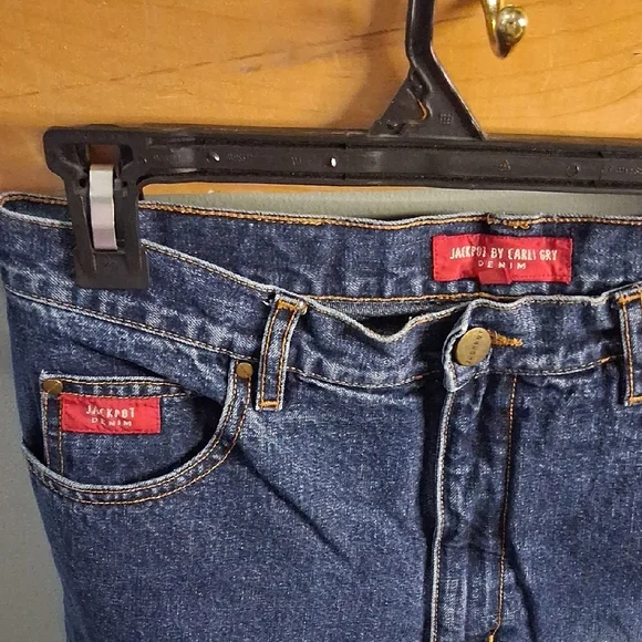 Relaxed Fit Denim Jeans, Jackpot Designer, Waist And Inseam 30 In. Baggy Fit. - Picture 2 of 14